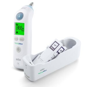 Thermometre Thermoscan PRO 6000 Welch Allyn Braun 20 couvre sondes