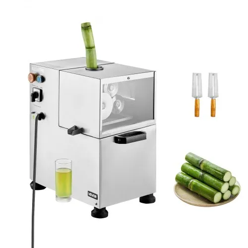 VEVOR Extracteur de Jus de Canne à Sucre Électrique 800 W Presse-Canne à Sucre 300 kg par heure
