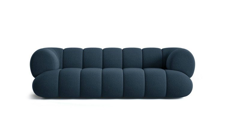 Canapé en Velours Maurice -2,3 ou4 places - Bleu pétrole - plusieurs tailles