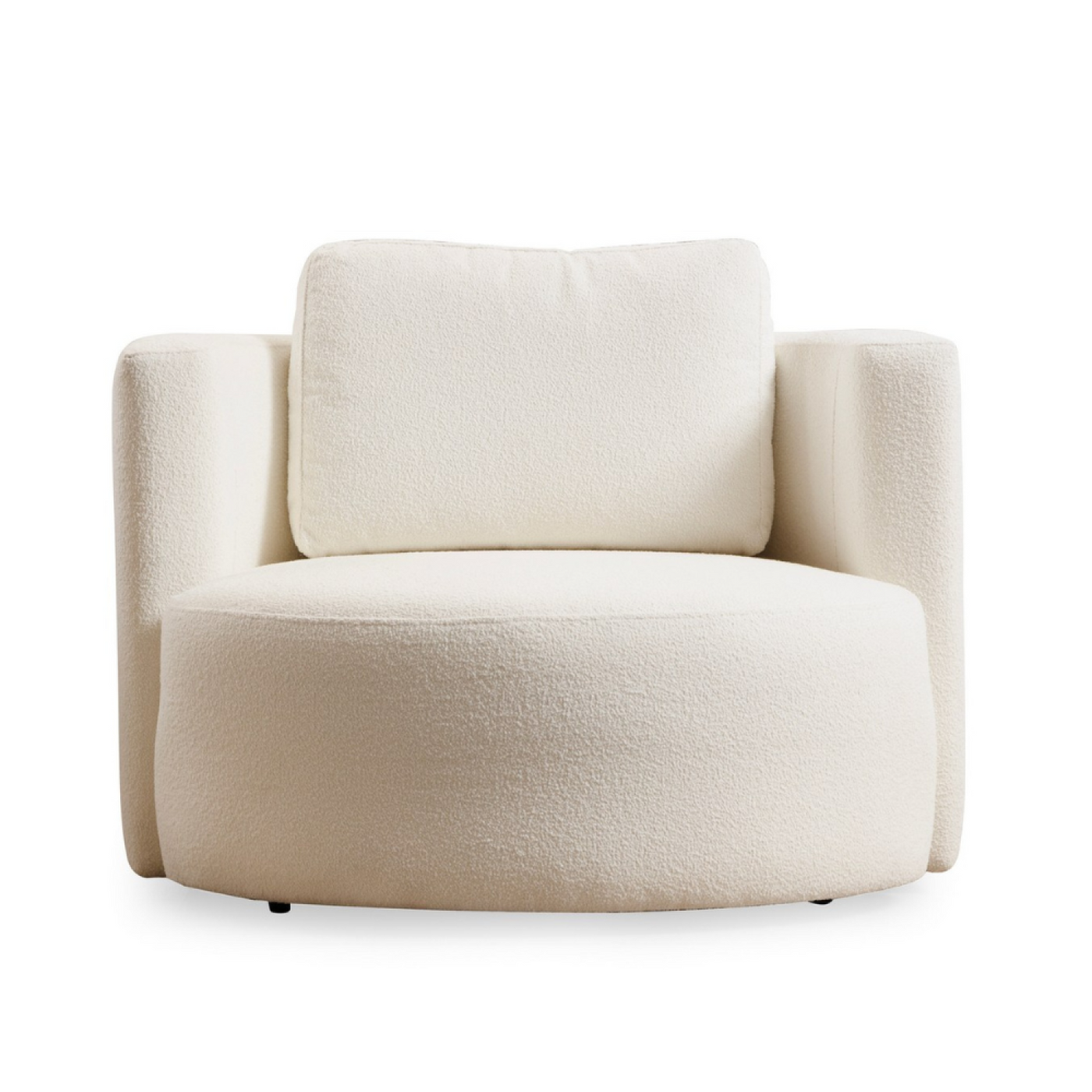 NAISI Fauteuil bouclettes couleur crème