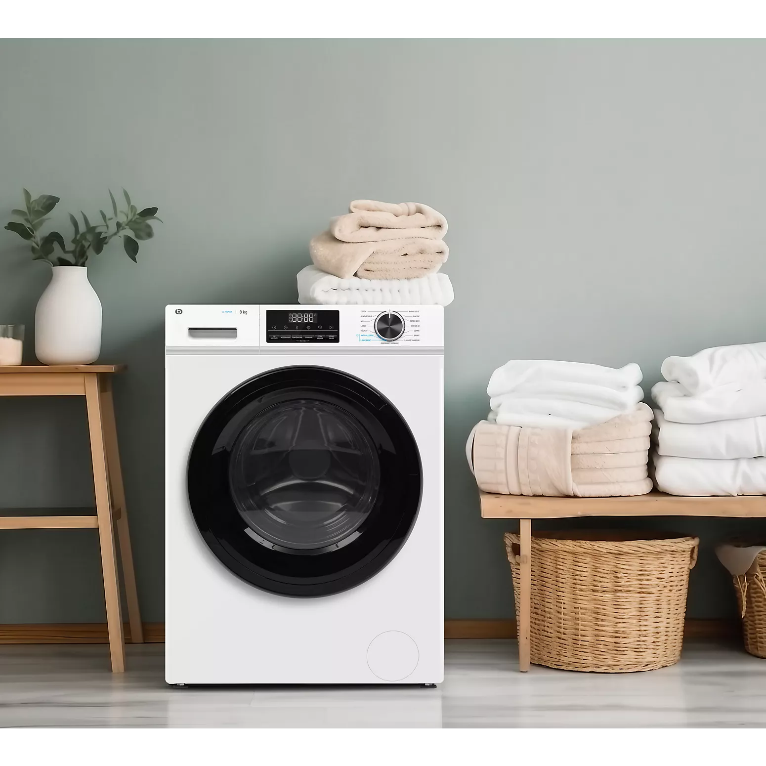 Lave linge hublot ESSENTIELB ELF814-4b – Image 4