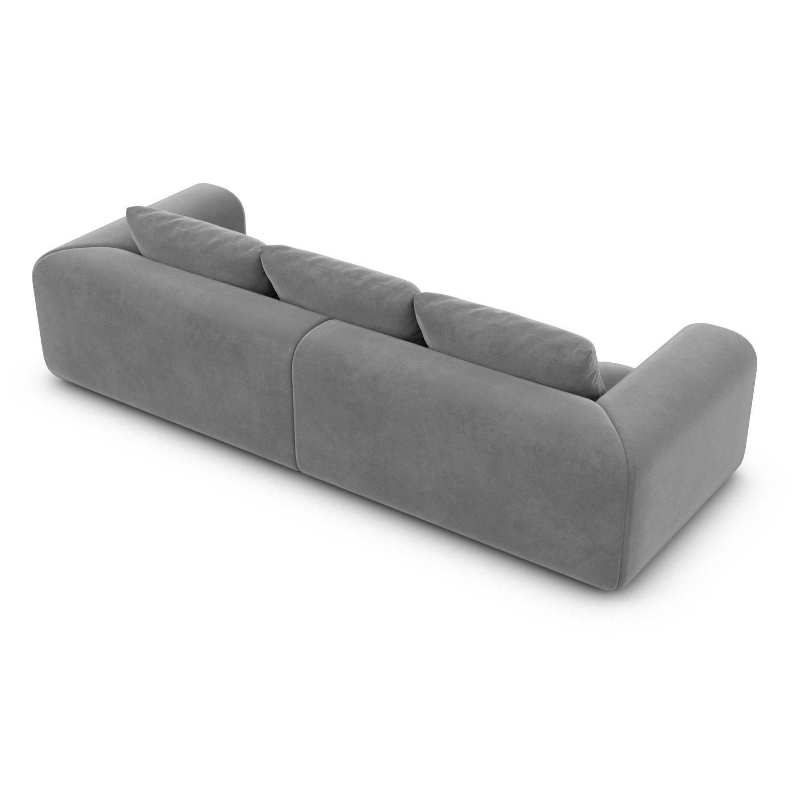 Sofa Luna - velours - gris foncé – Image 3