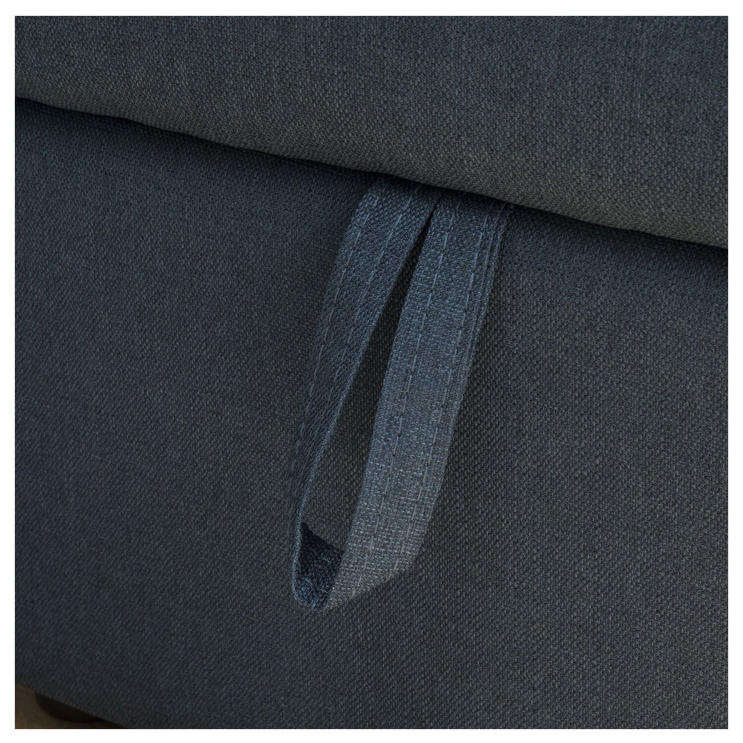 Canapé d'angle convertible WADE 3 places bleu – Image 3