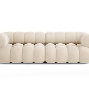 Canapé d'angle modulaire droit Maurice  3 places - Beige Foncé 270x165x70