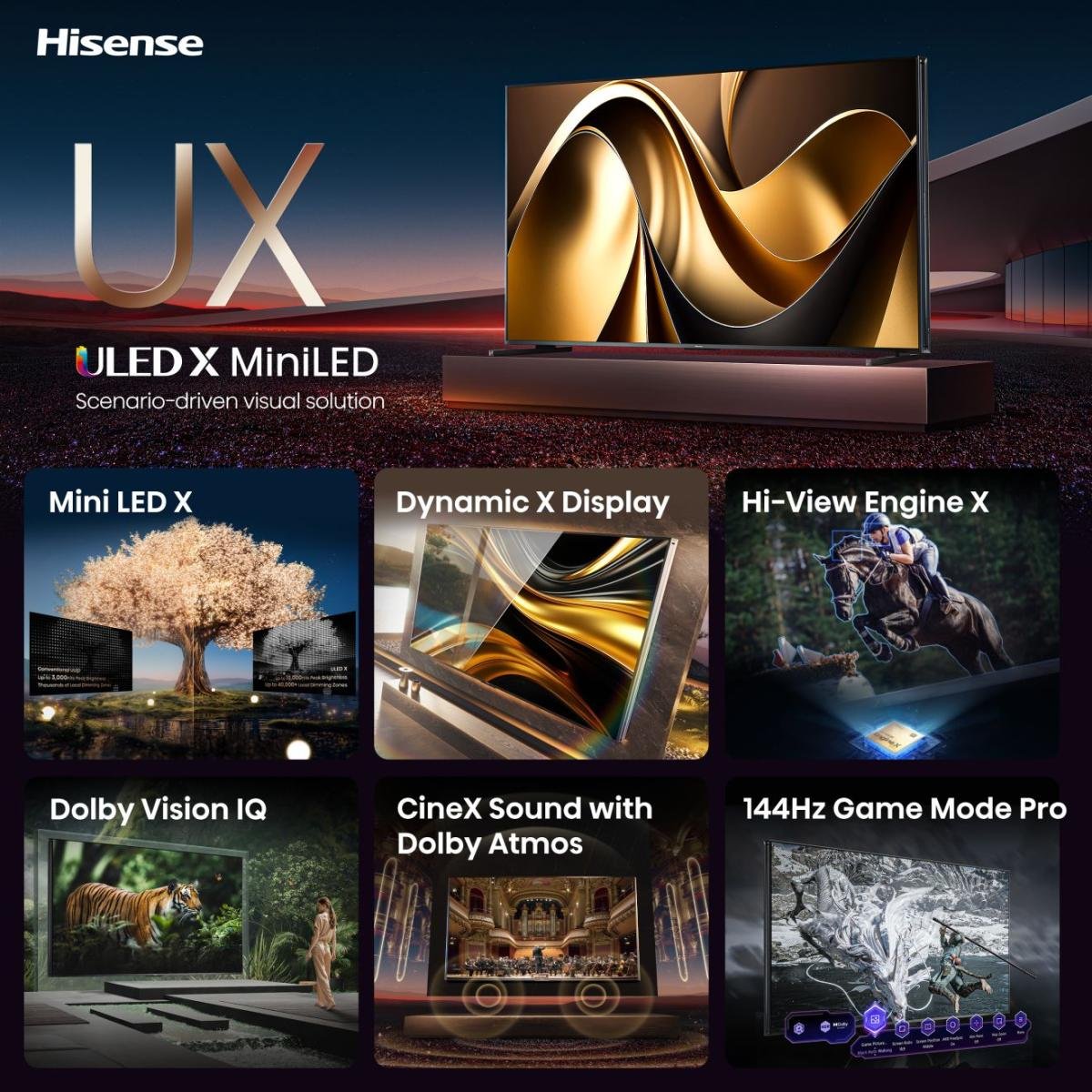 110 '' UXN | ULED MiniLED Smart TV 4K 144 Hz – Image 6