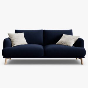 Canapé en Velours Margot - 2, 3 ou 4 Places - Bleu Royal - plusieurs tailles