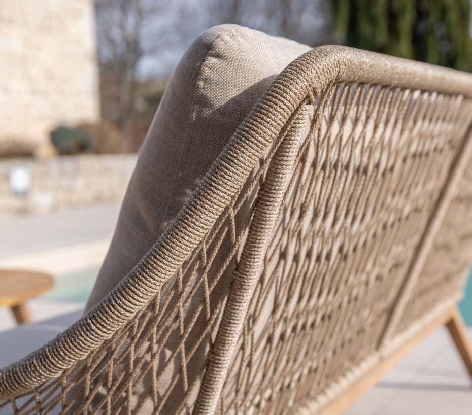 Salon de jardin en acacia - 5 places - DANAO – Image 3