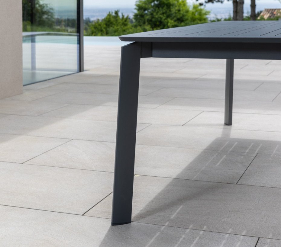 Ensemble table et chaises de jardin - Gris Anthracite - NAIROBINEA – Image 4