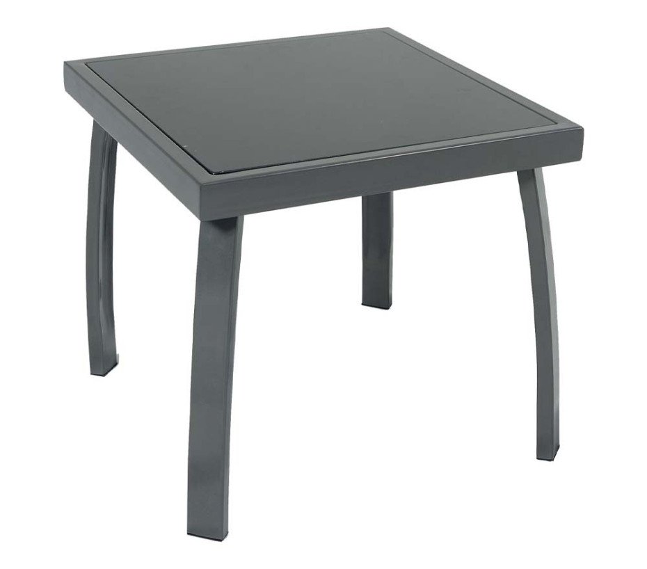 Ensemble transat de jardin et table basse en acier - gris anthracite ARIO – Image 3