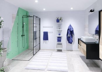 Plaque de plâtre hydro NF BA13 250 x 120 cm BATIPLAC – Image 3