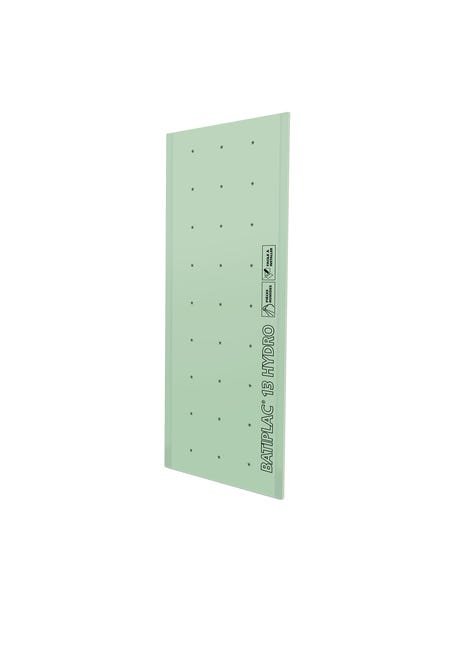 Plaque de plâtre hydro NF BA13 250 x 120 cm BATIPLAC