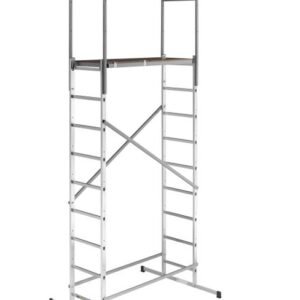 Echafaudage aluminium Hobbystep h5 HAILO hauteur de travail 4.5 m