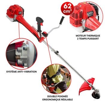Débroussailleuse thermique professionnelle 62 cm²- 2 tps 2en – Image 4