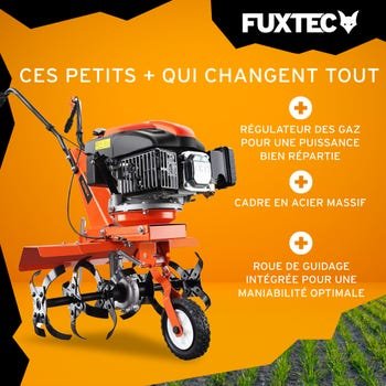 Motoculteur thermique FUXTEC FX-AF1139 - 139cm3 motobineuse – Image 4